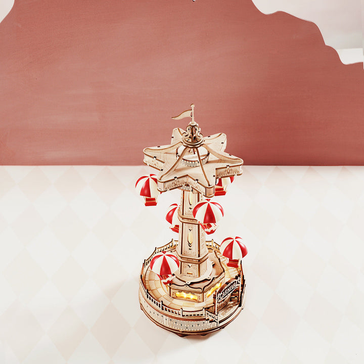 ROKR Parachute Tower Model Kit completed product view