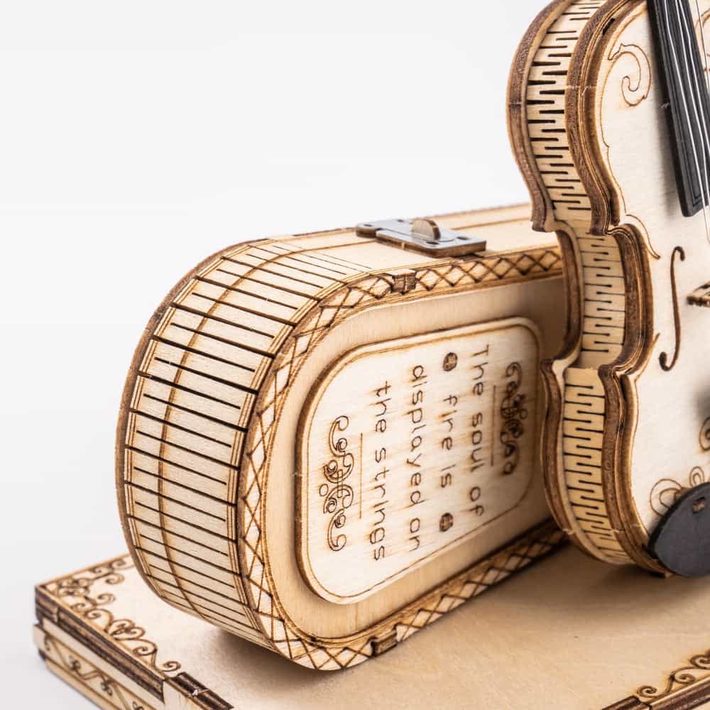 ROKR Violin Model Kit official product view 3