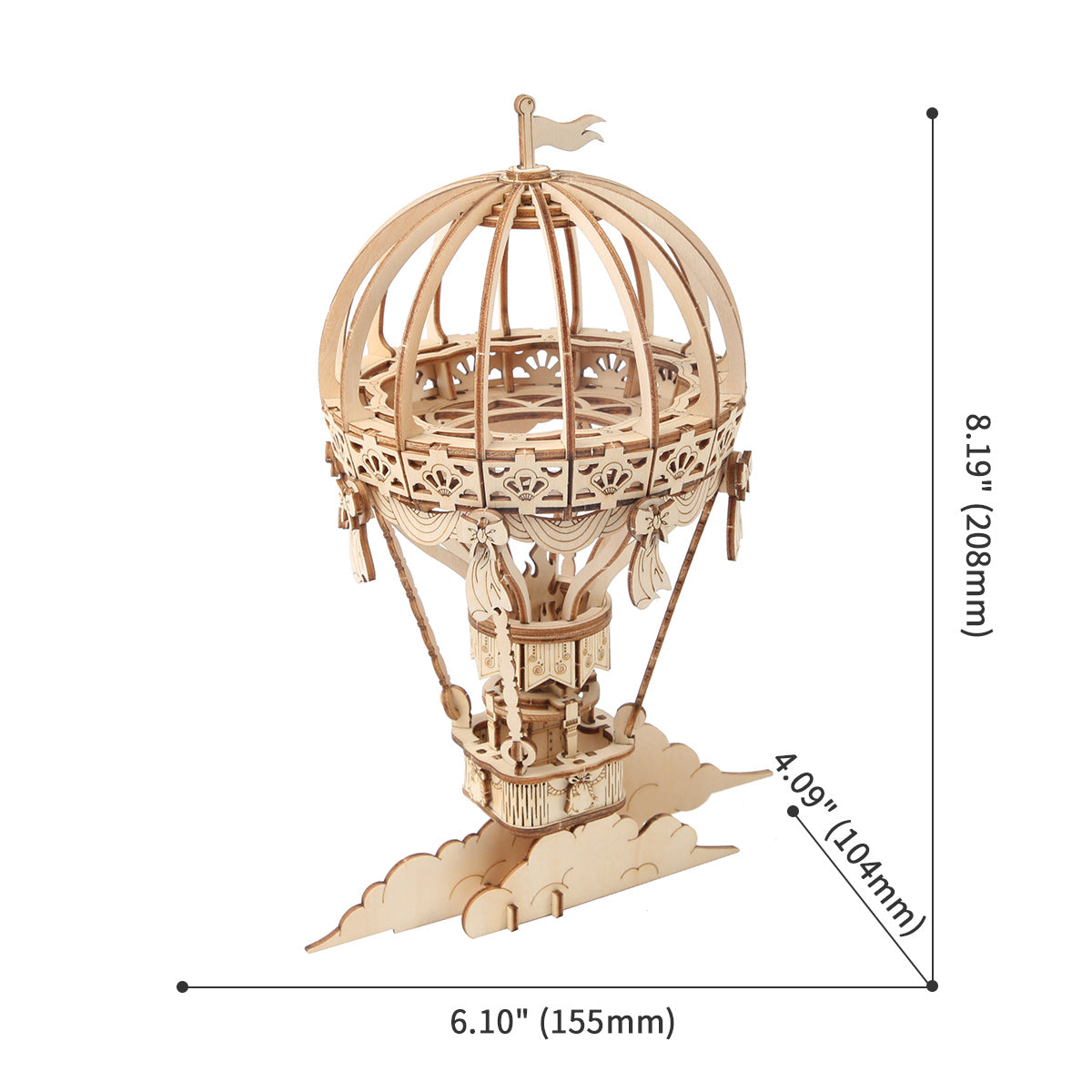 Rowood Hot Air Ballon Creative Kit official product view 4