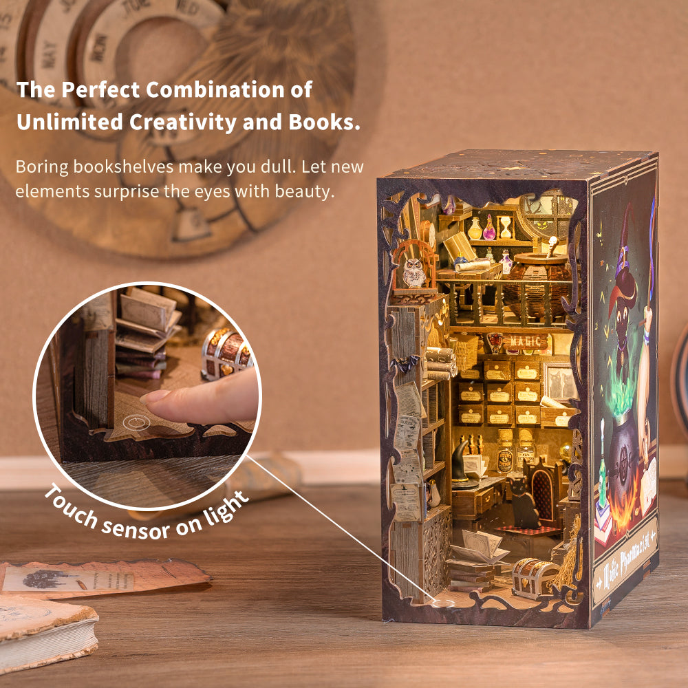 Magic pharmacist Book Nook Kit official product view 8