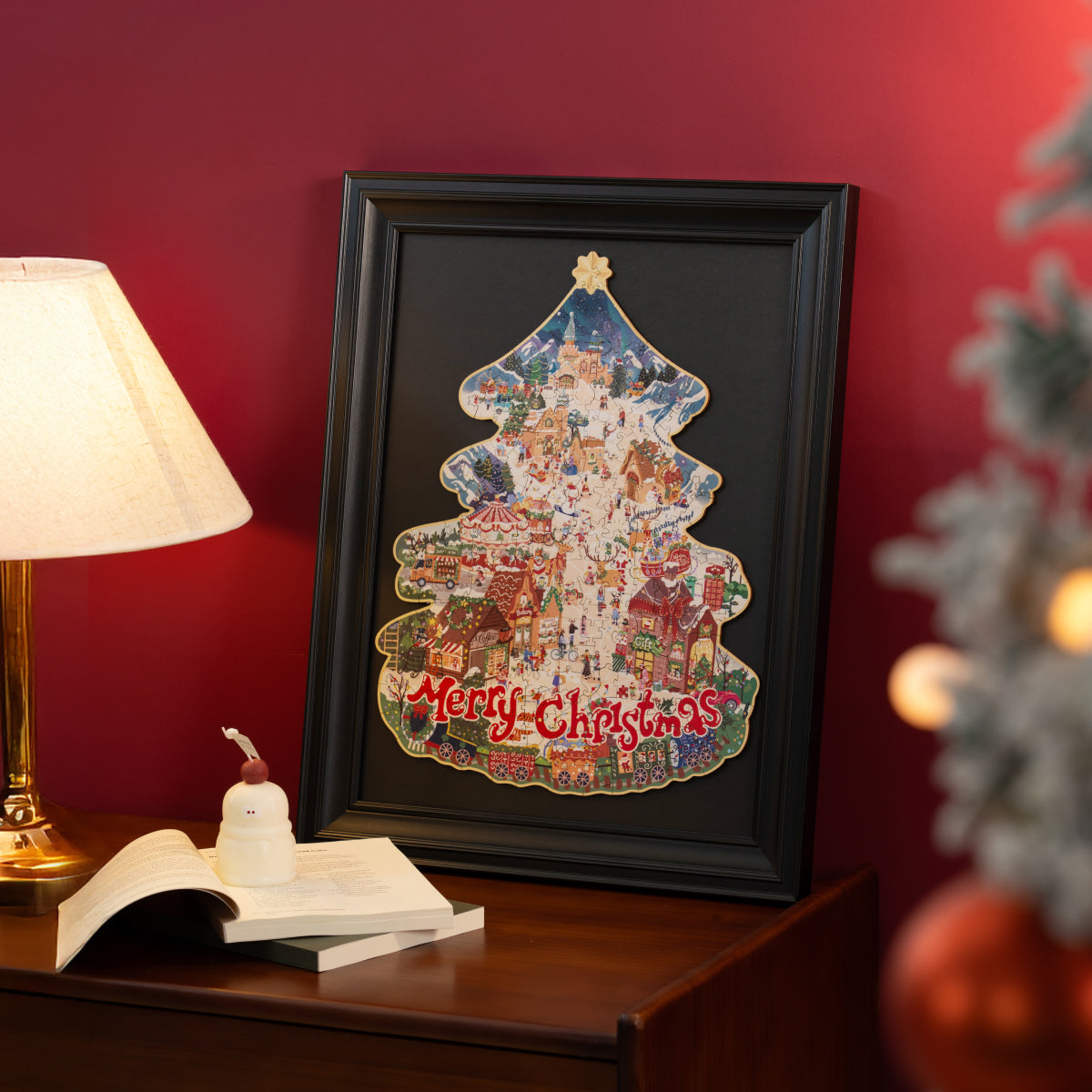 Rowood Christmas Town Creative Kit completed product view