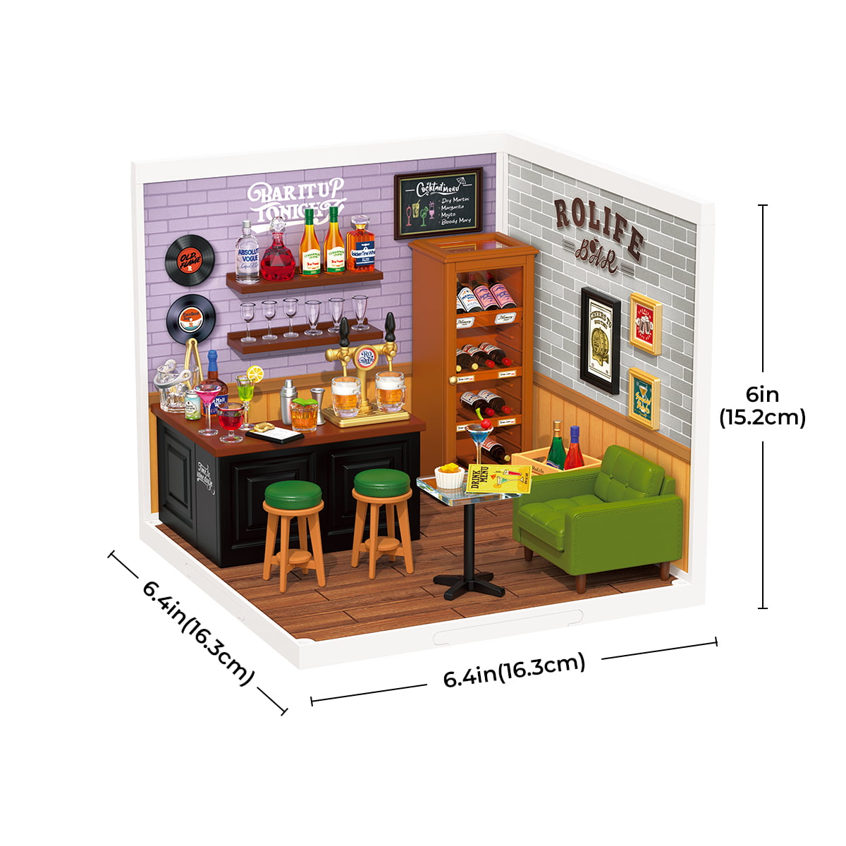Leisurely Cheers Bar Miniature Kit official product view 6