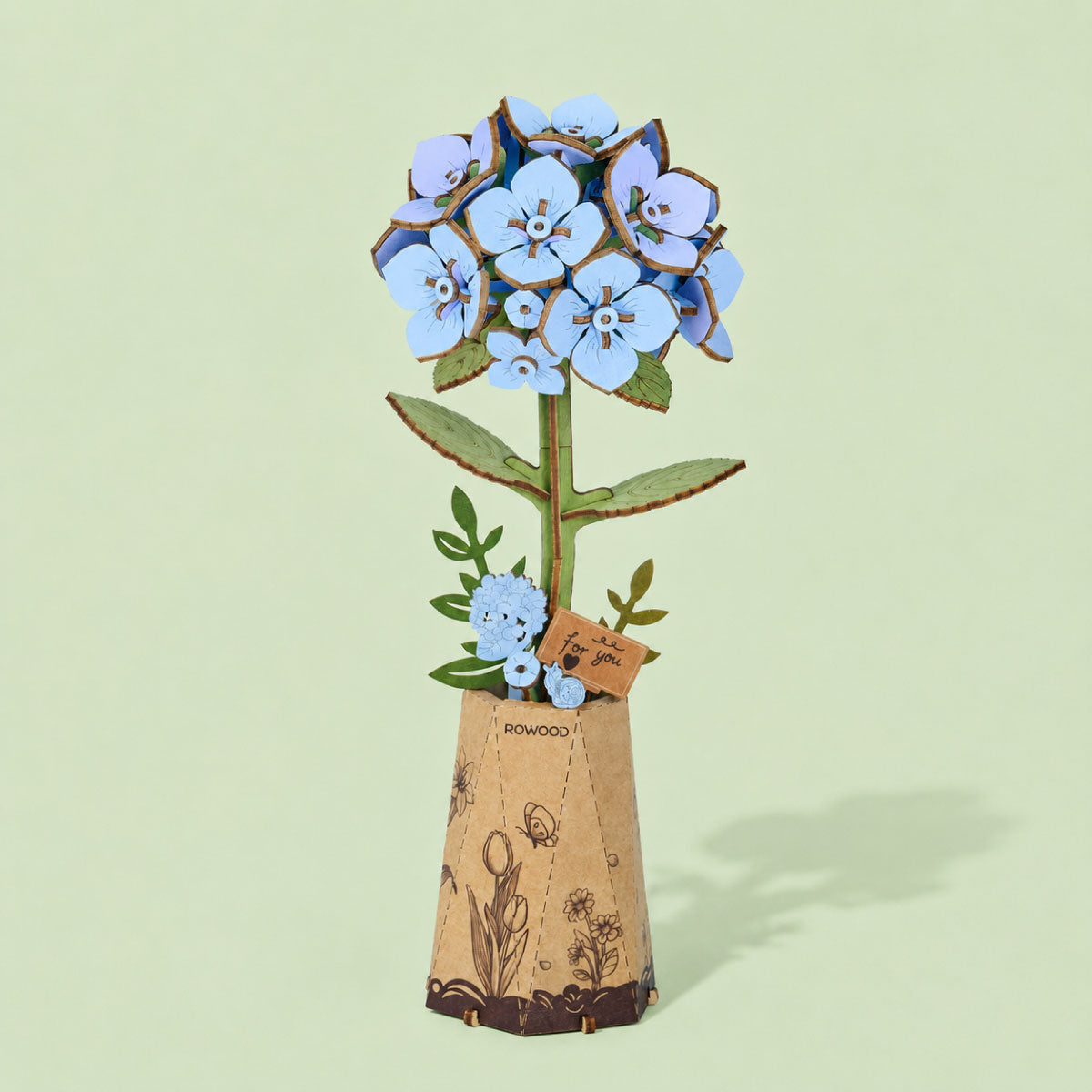 Rowood Blue Hydrangea Creative Kit official product view 3