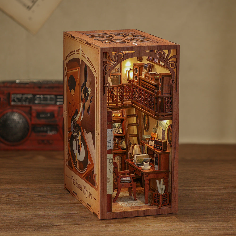 The Secret Rhythm Book Nook Kit completed product view