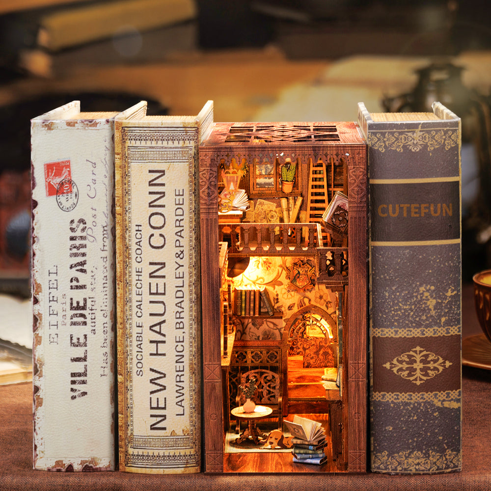 Eternal Bookstore displayed between books