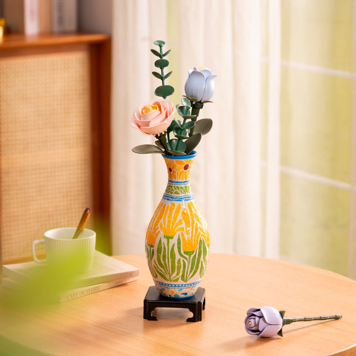Rowood Puzzle Vase Creative Kit completed product view