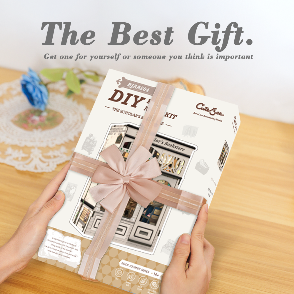 The Scholar's Bookstore Book Nook Kit official product view 11