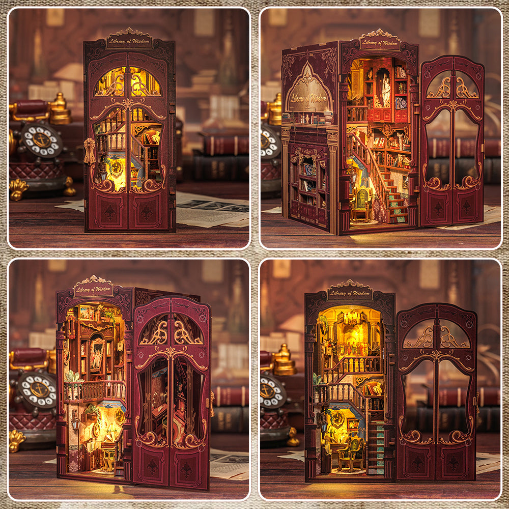 Library of Wisdom Book Nook Kit official product view 5