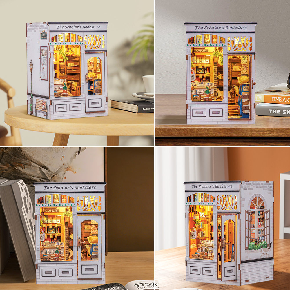 The Scholar's Bookstore Book Nook Kit official product view 7