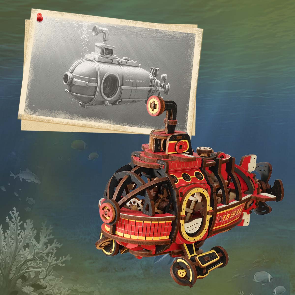 ROKR Deep-Sea Adventurer Balance Toy Kit official detail view 14