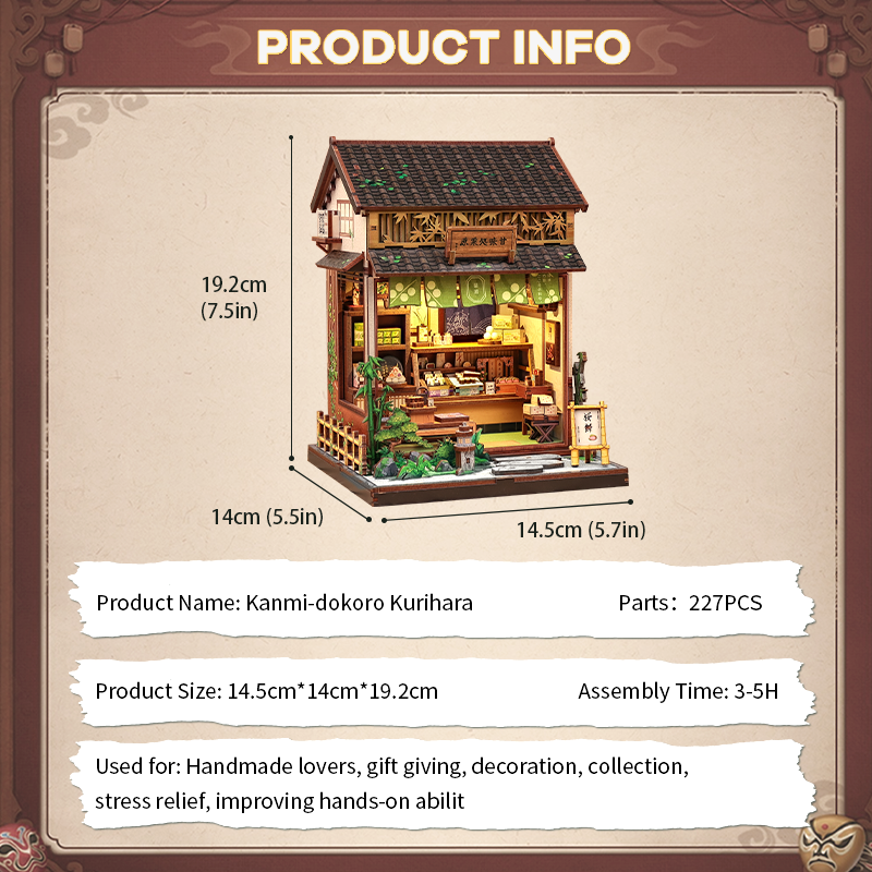 Kanmi-dokoro Kurihara Miniature Kit official product view 8
