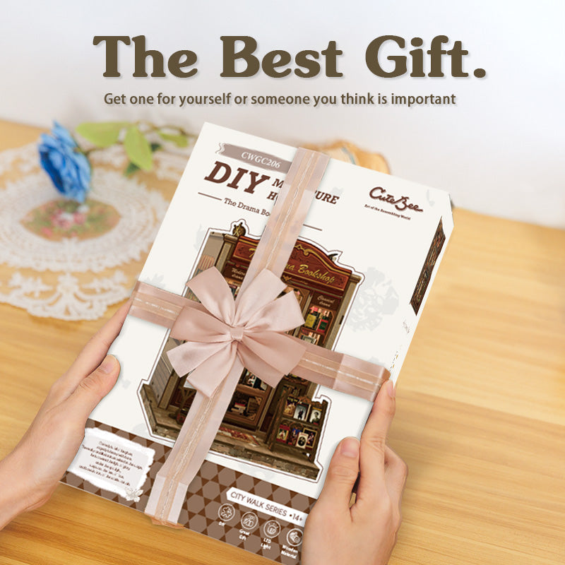 The Drama Bookshop Book Nook Kit official product view 9