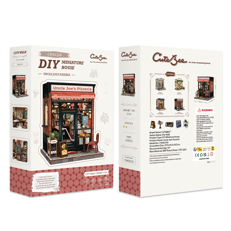 Uncle Joe's Pizzeria Miniature Kit official product view 9