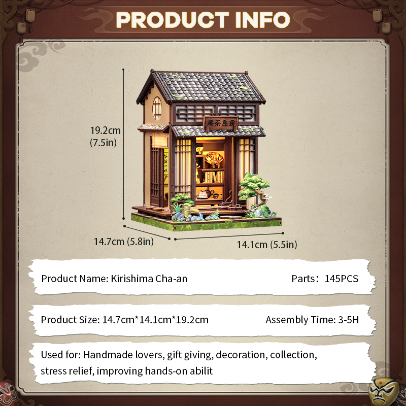 Kirishima Cha-an Miniature Kit official product view 9