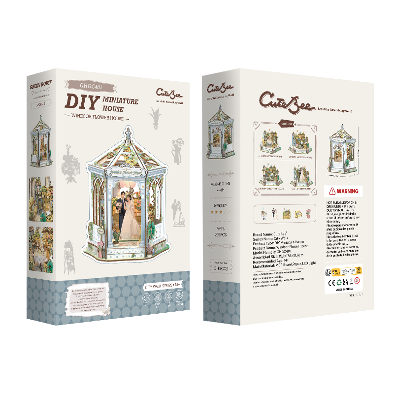 Windsor Flower House Miniature Kit official product view 12
