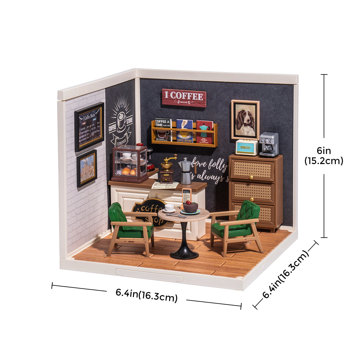 Cafe Miniature Kit official product view 6