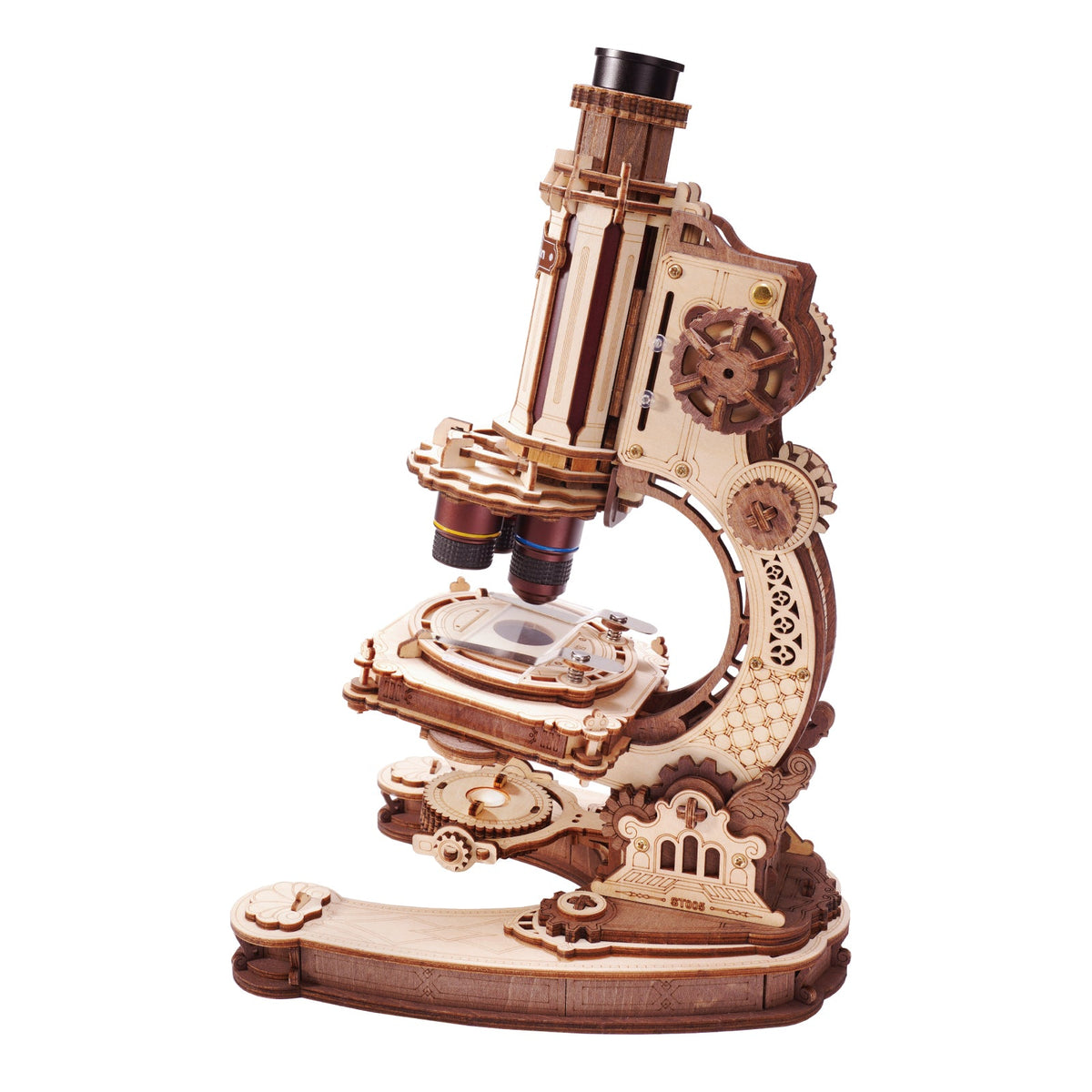 ROKR Mechanical Microscope Kit completed product view