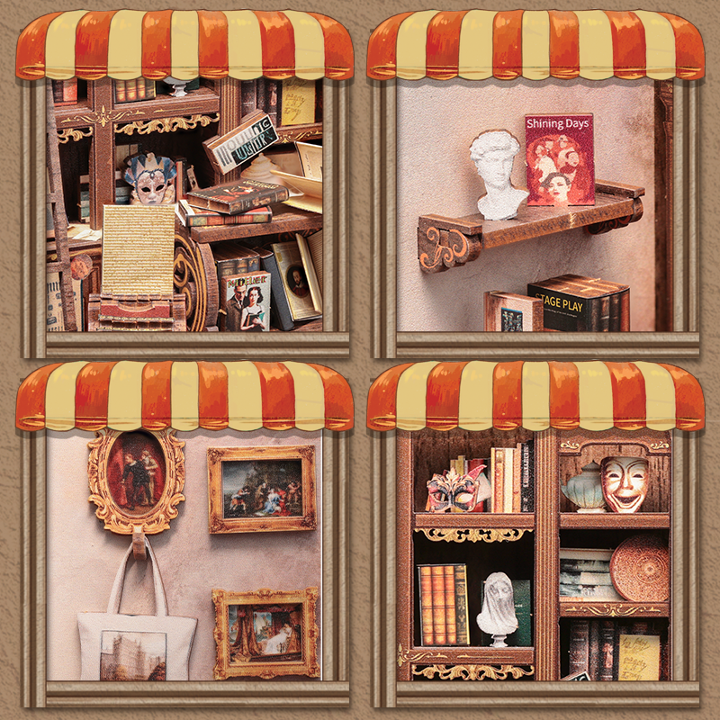 The Drama Bookshop Book Nook Kit official product view 8