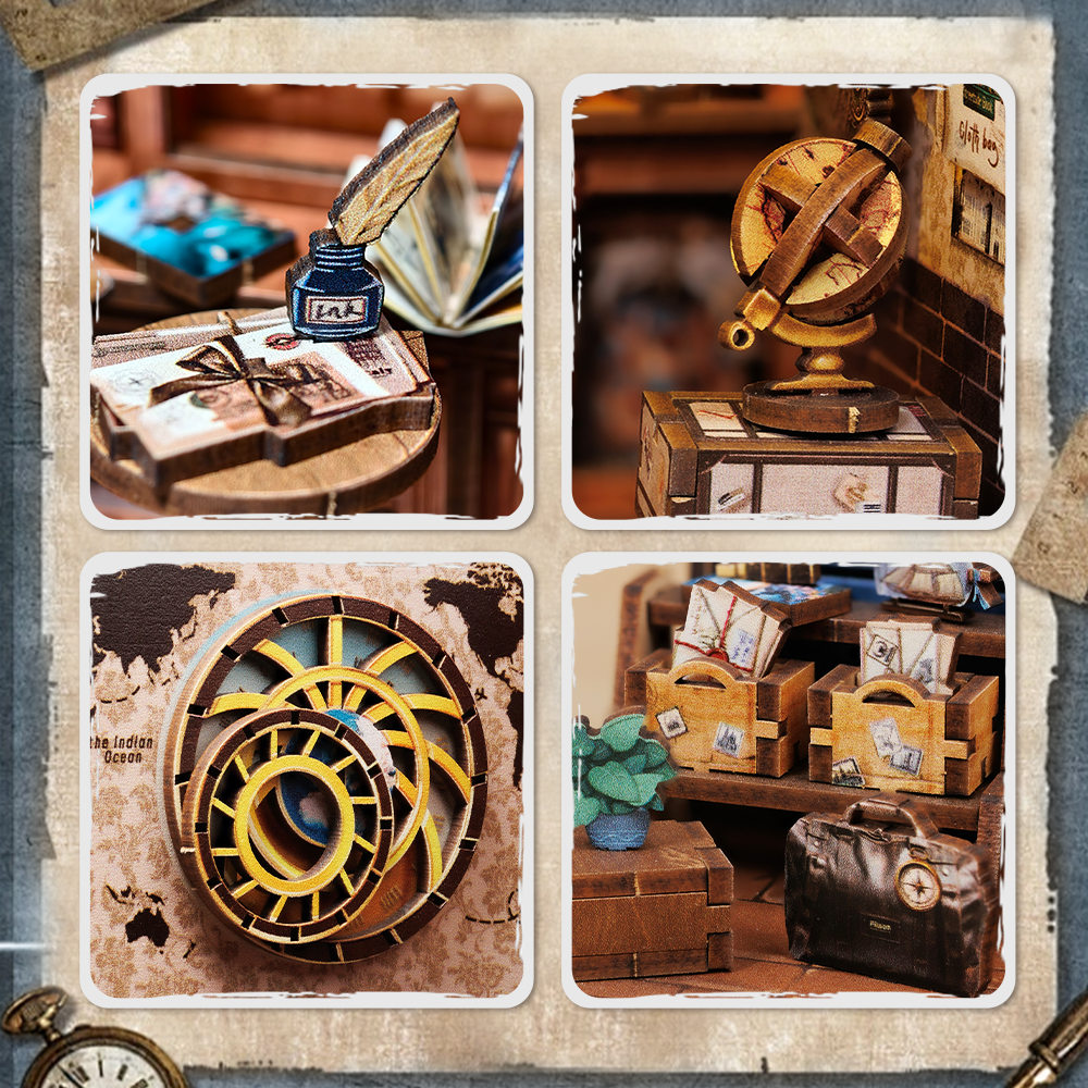 Journey Trace travel-themed interior details