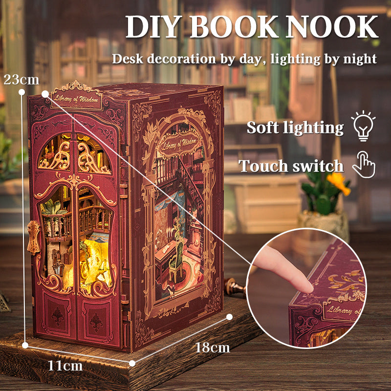 Library of Wisdom Book Nook Kit official product view 8