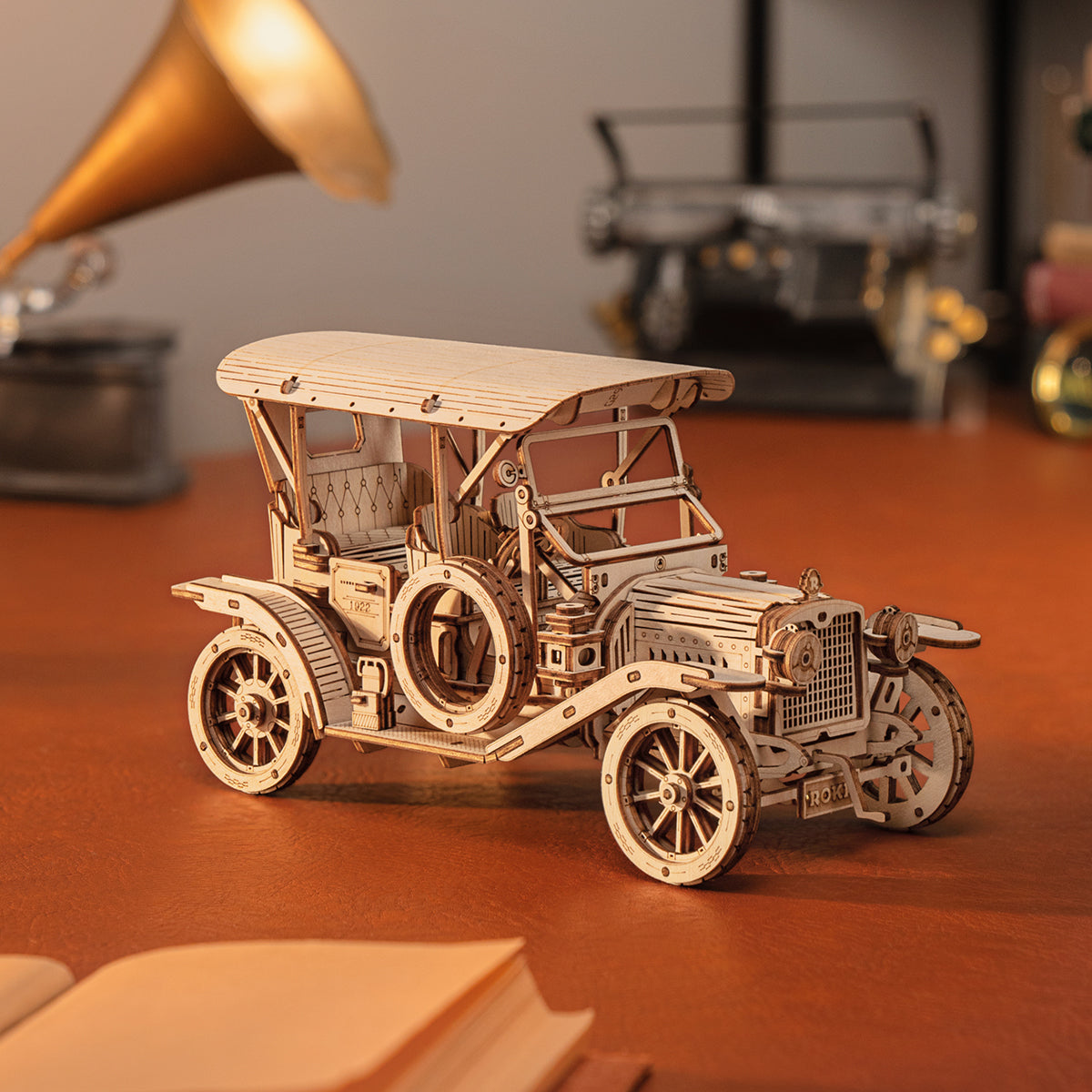 ROKR Vintage Car Model Kit official product view 5