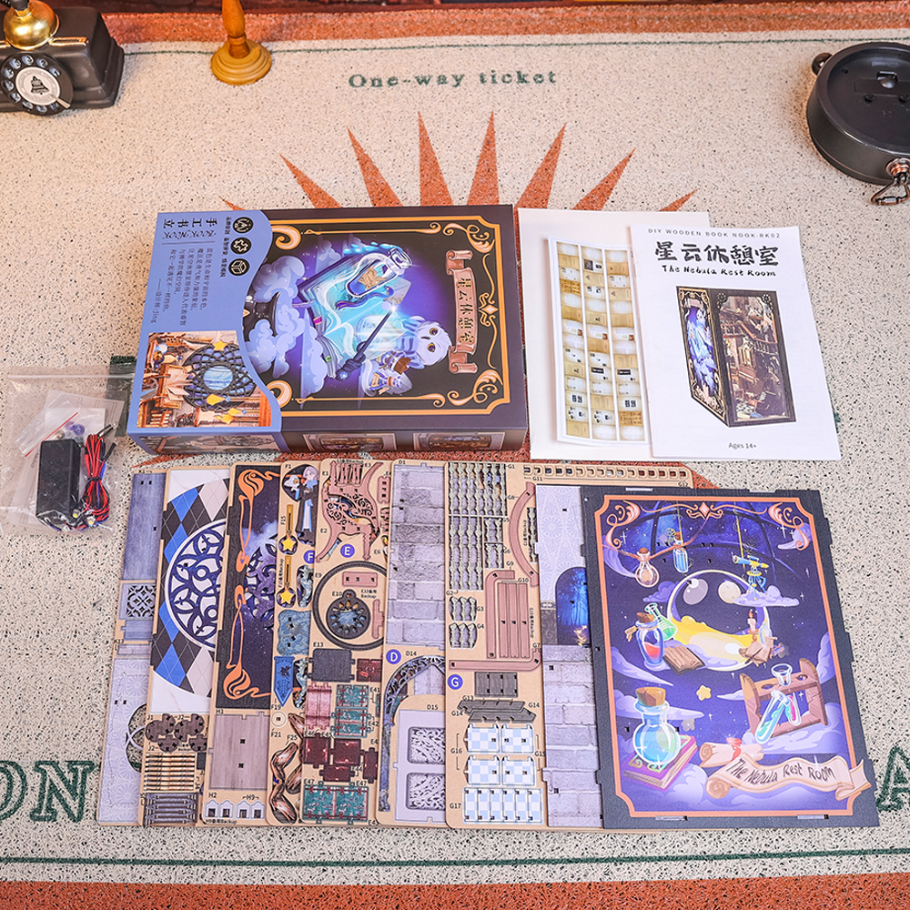 Nebula Common Room Book Nook Kit official product view 12