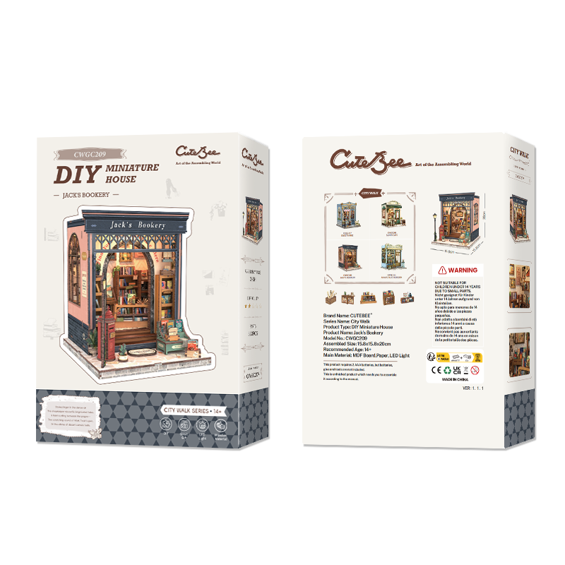 Jack's Bookery Miniature Kit official product view 8