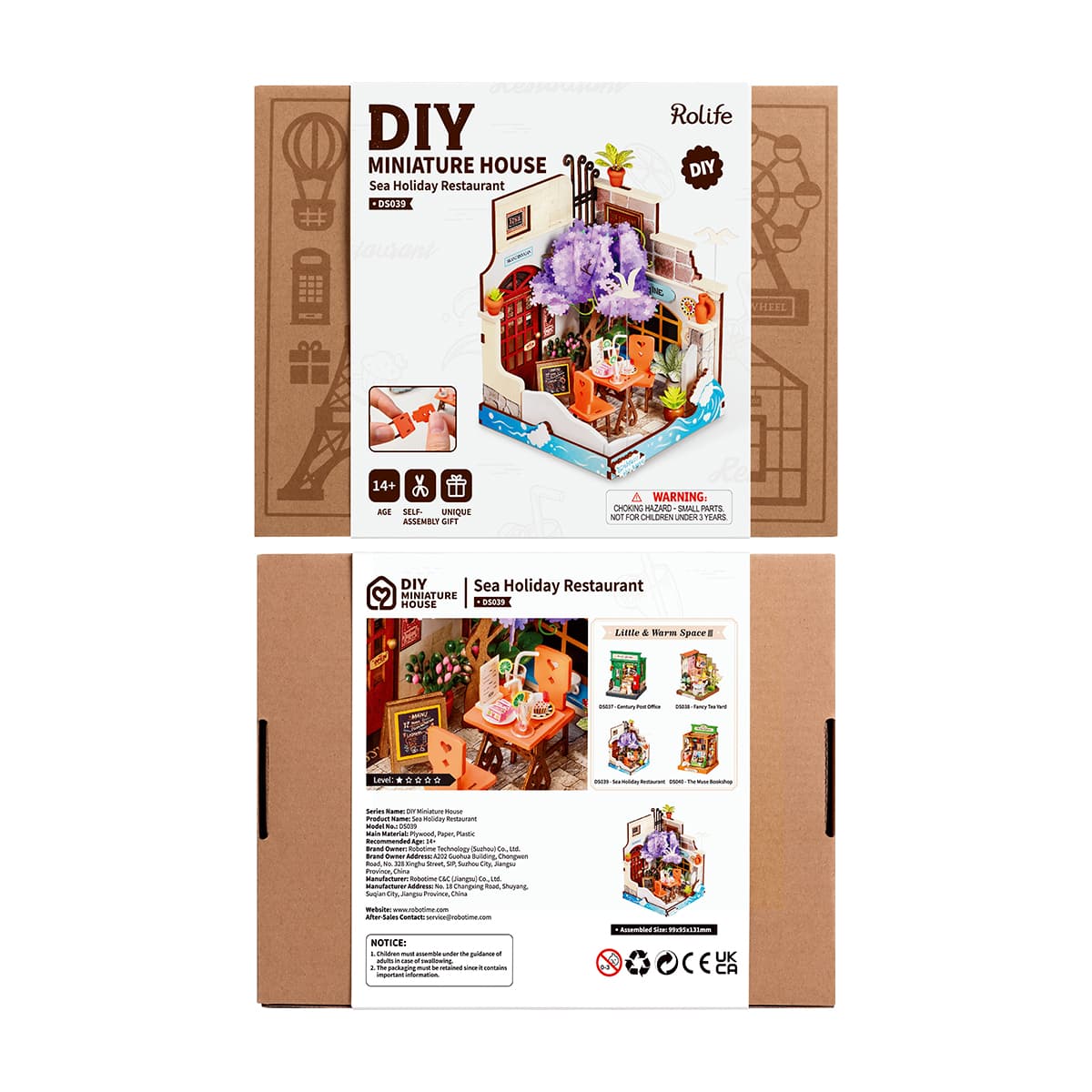 Sea Holiday Restaurant Miniature Kit official product view 6