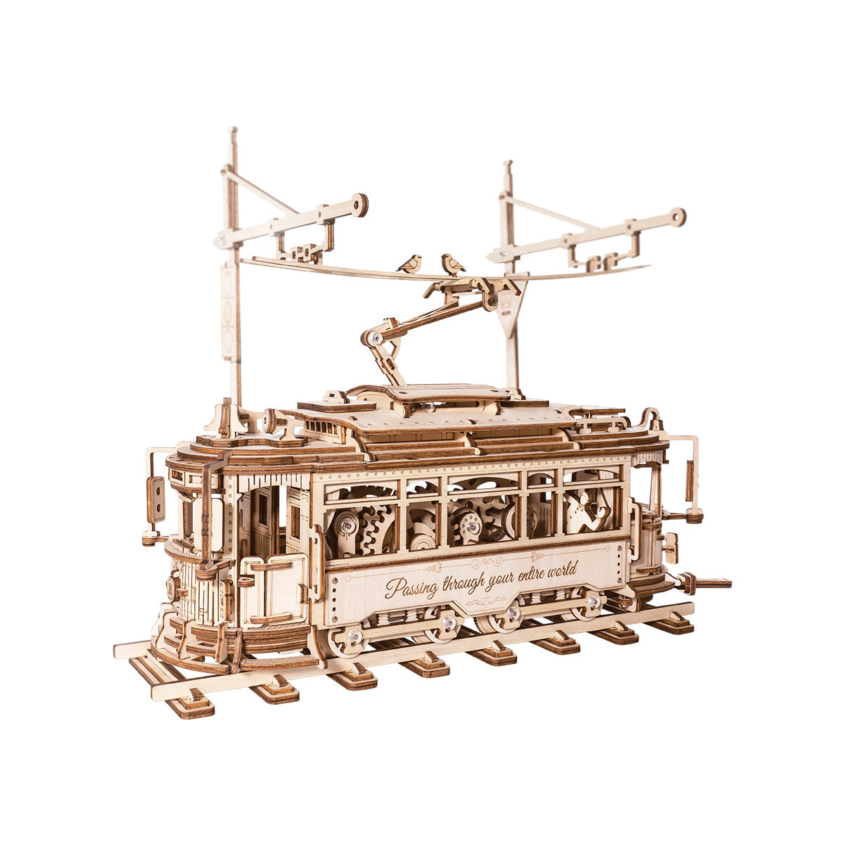 ROKR classic city Tram Model Kit official product view 2