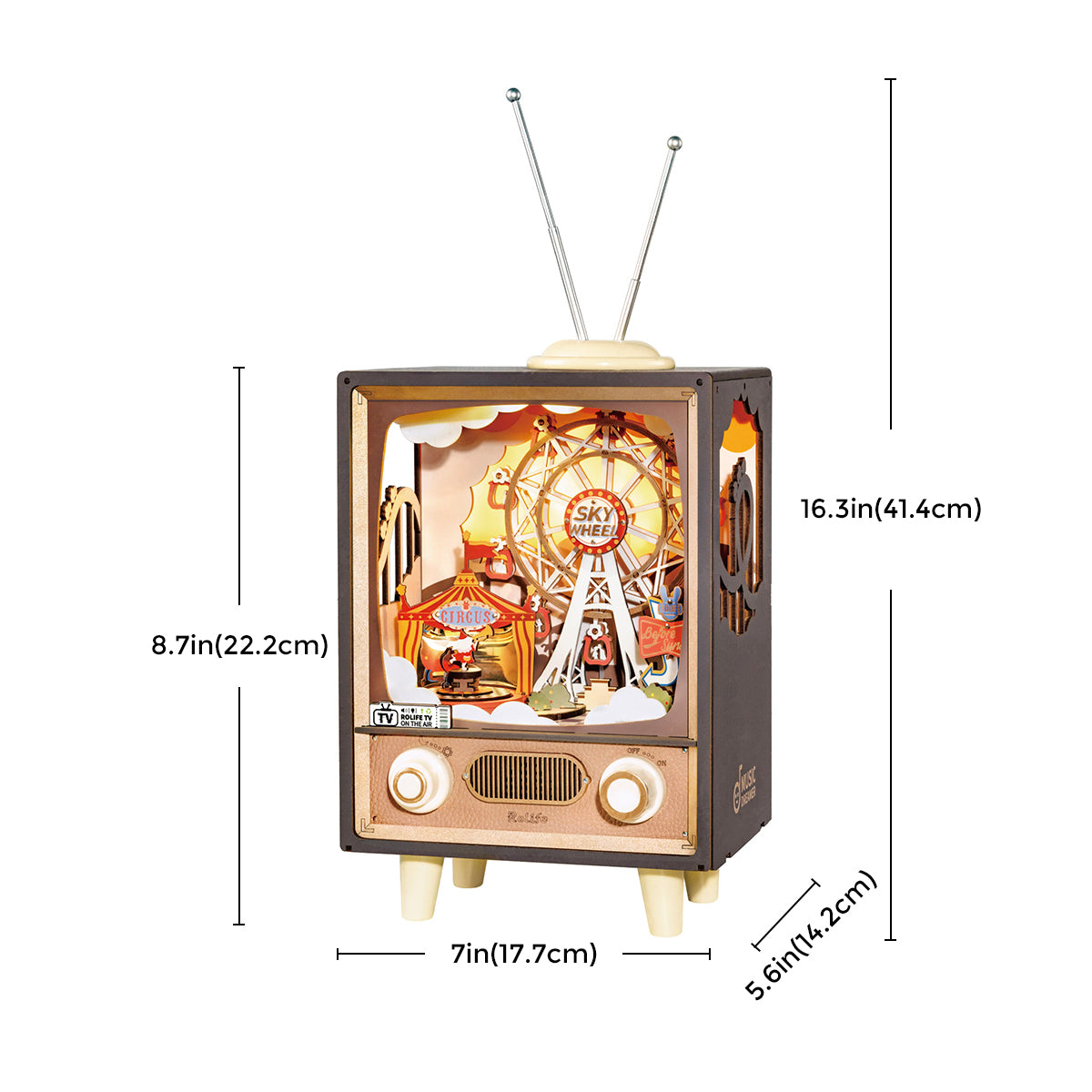 ROKR Sunset Carnival Model Kit official product view 8