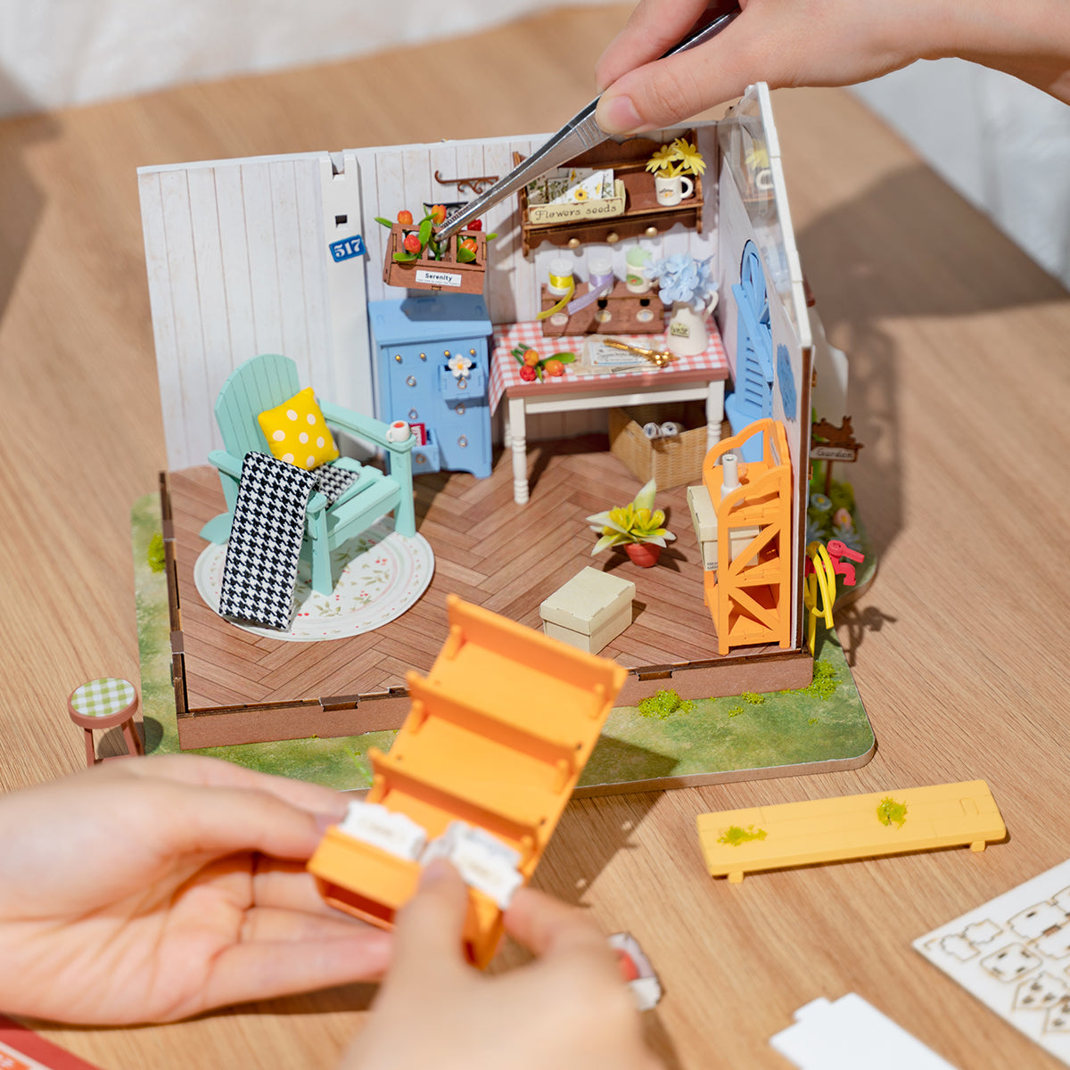 Dreamy Garden House Miniature Kit official product view 4