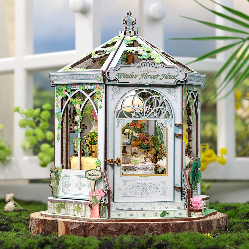 Windsor Flower House Miniature Kit official product view 11