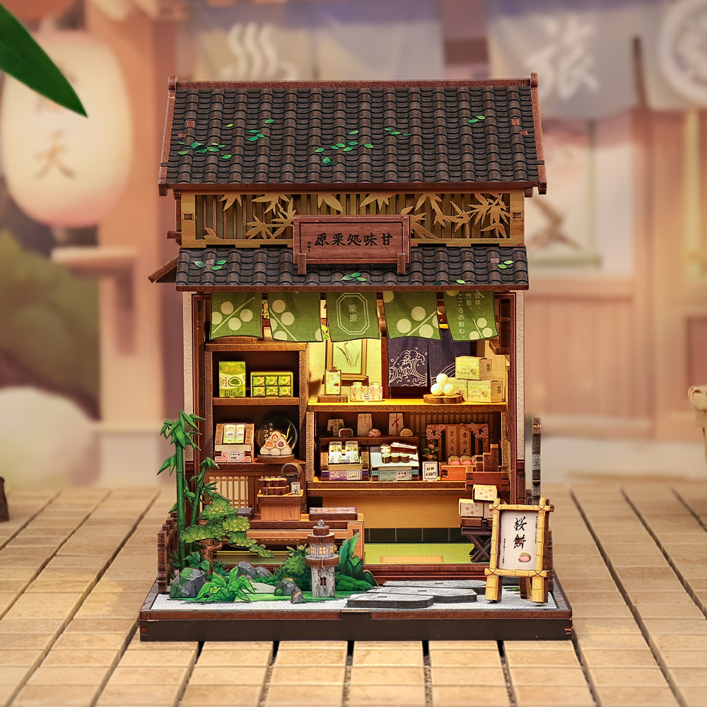 Kanmi-dokoro Kurihara Miniature Kit completed product view
