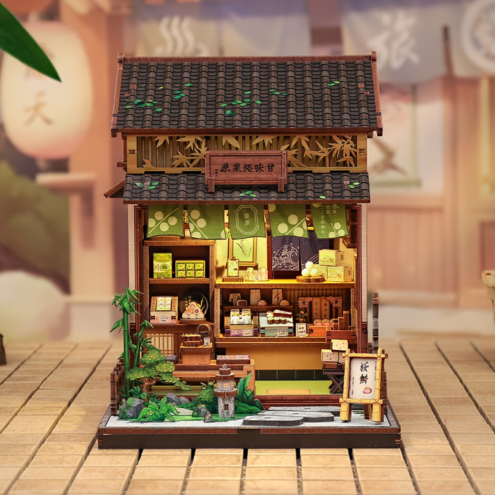 Kanmi-dokoro Kurihara Miniature Kit completed product view