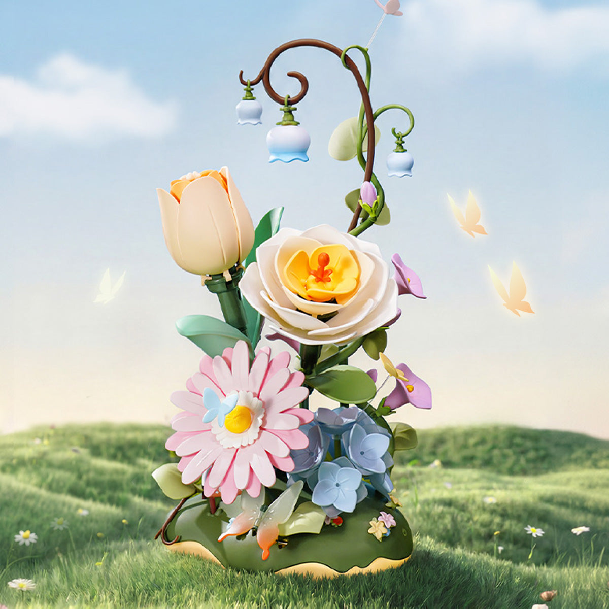 ROKR Garden Ramble Mechanical Flower Bouquet Kit official detail view 4