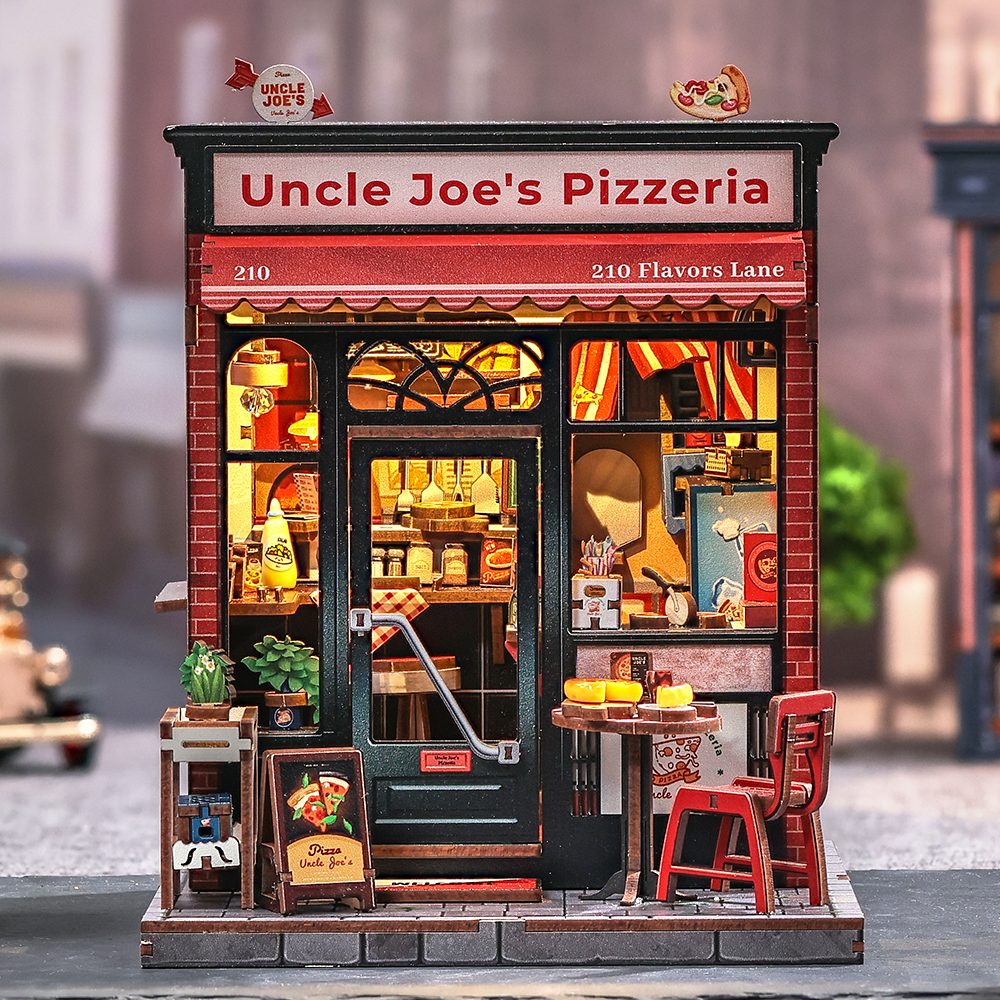 Uncle Joe's Pizzeria Miniature Kit completed product view