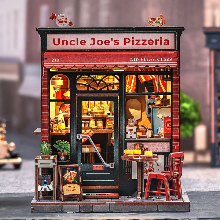 Uncle Joe's Pizzeria Miniature Kit completed product view