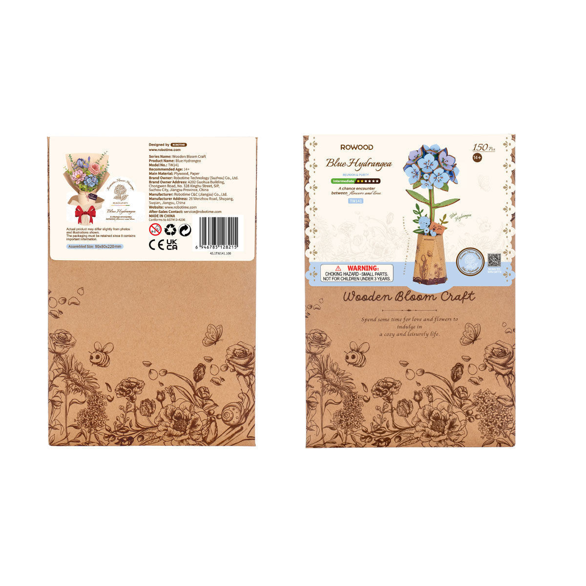 Rowood Blue Hydrangea Creative Kit official product view 5