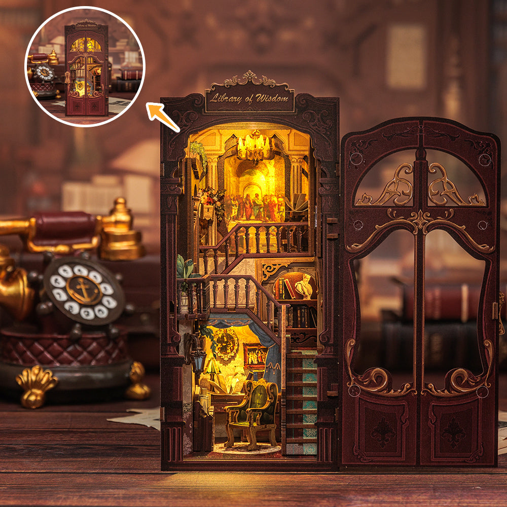 Library of Wisdom Book Nook Kit official product view 7
