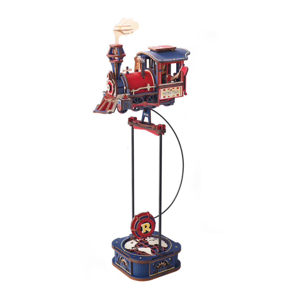 ROKR Power Express Balance Toy Kit completed product view