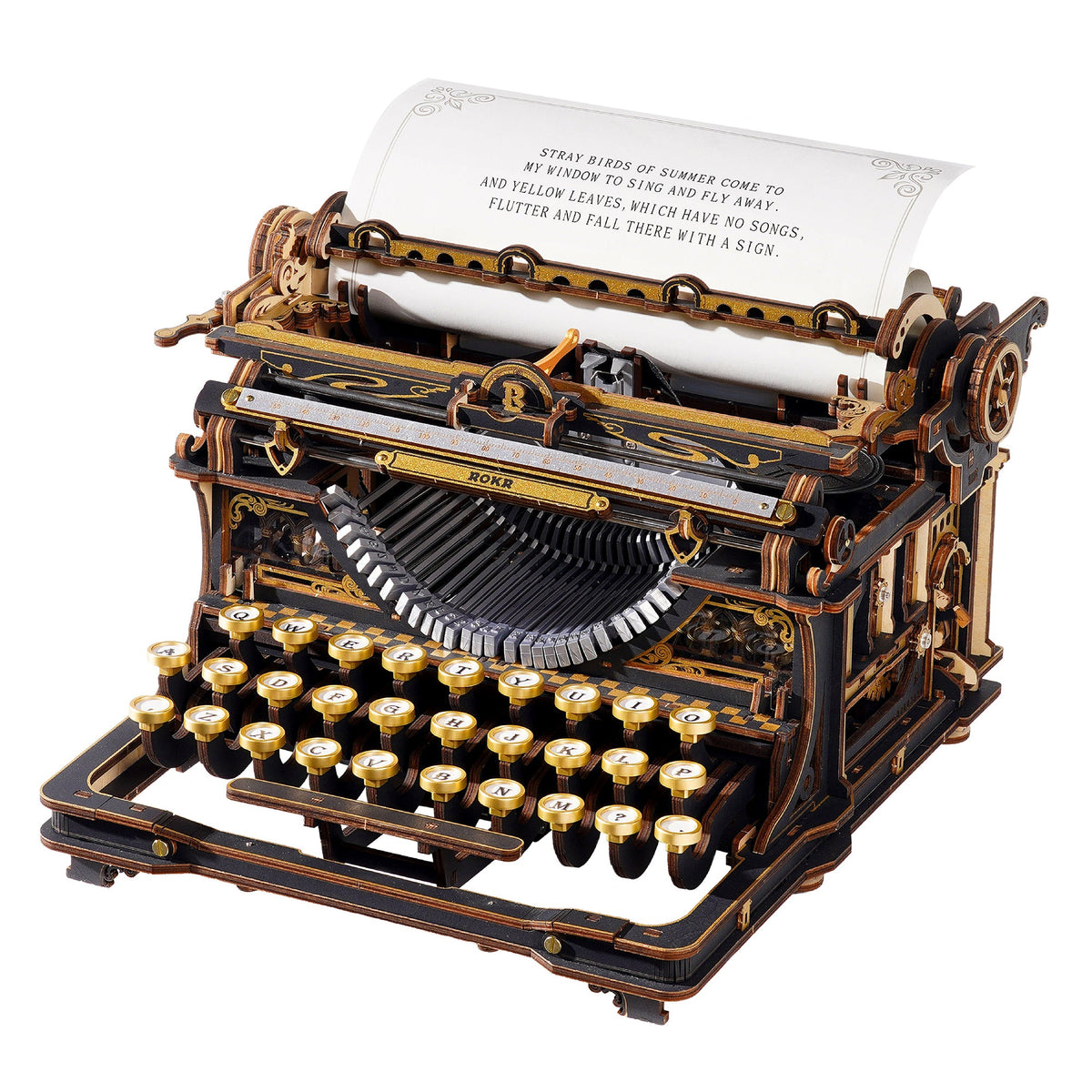 Completed ROKR Classic Mechanical Typewriter