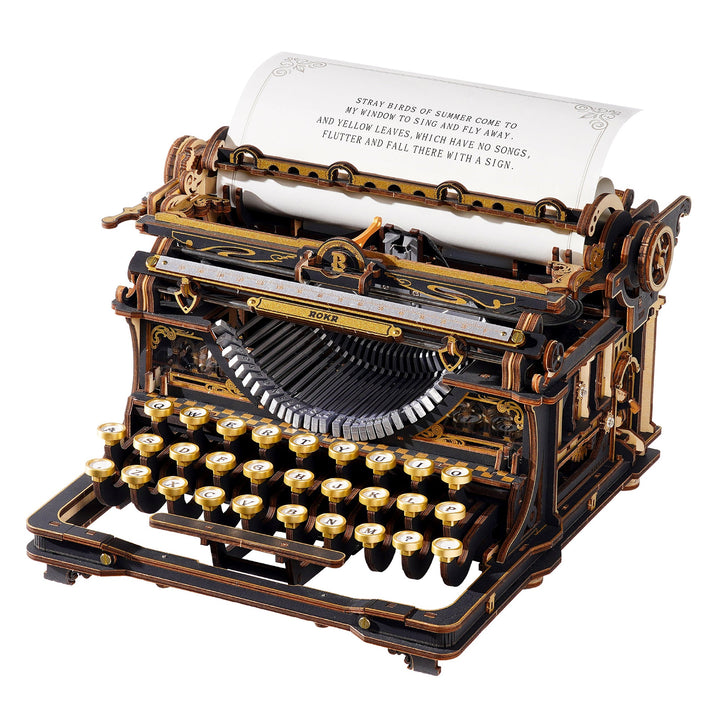 Completed ROKR Classic Mechanical Typewriter