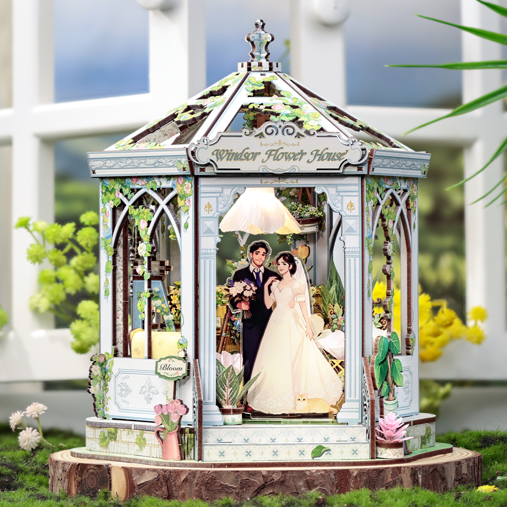 Windsor Flower House Miniature Kit official product view 2
