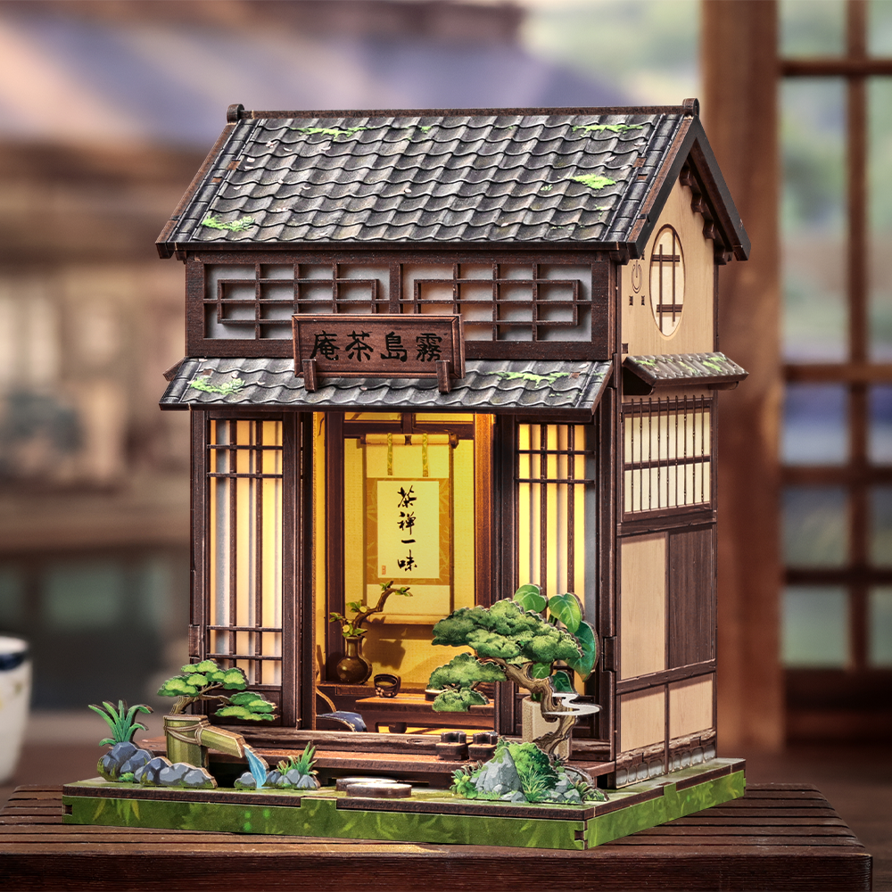 Kirishima Cha-an Miniature Kit completed product view