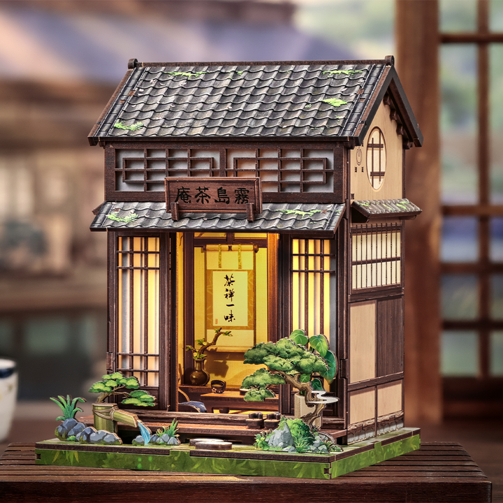Kirishima Cha-an Miniature Kit completed product view
