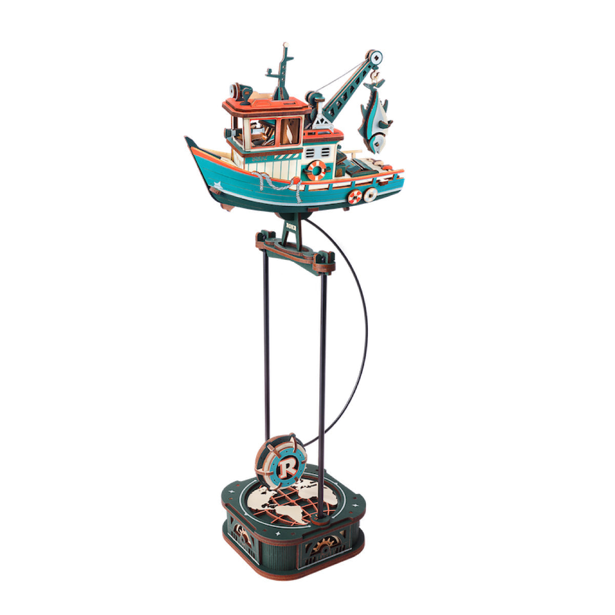 ROKR Lucky Trawler Balance Toy Kit completed product view