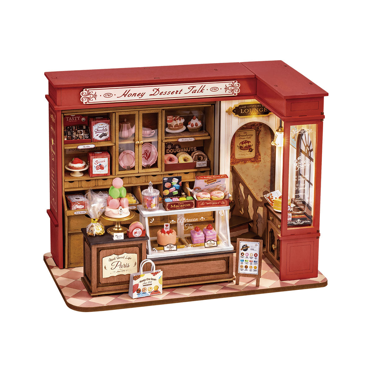 Honey Dessert Talk Miniature House Kit official product view 2