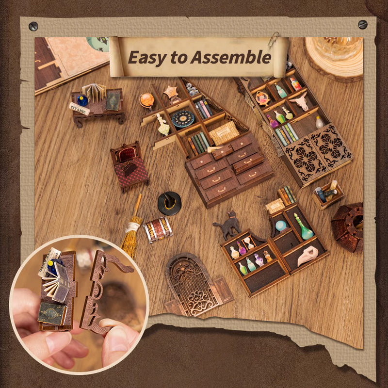 Magic pharmacist Book Nook Kit official product view 11
