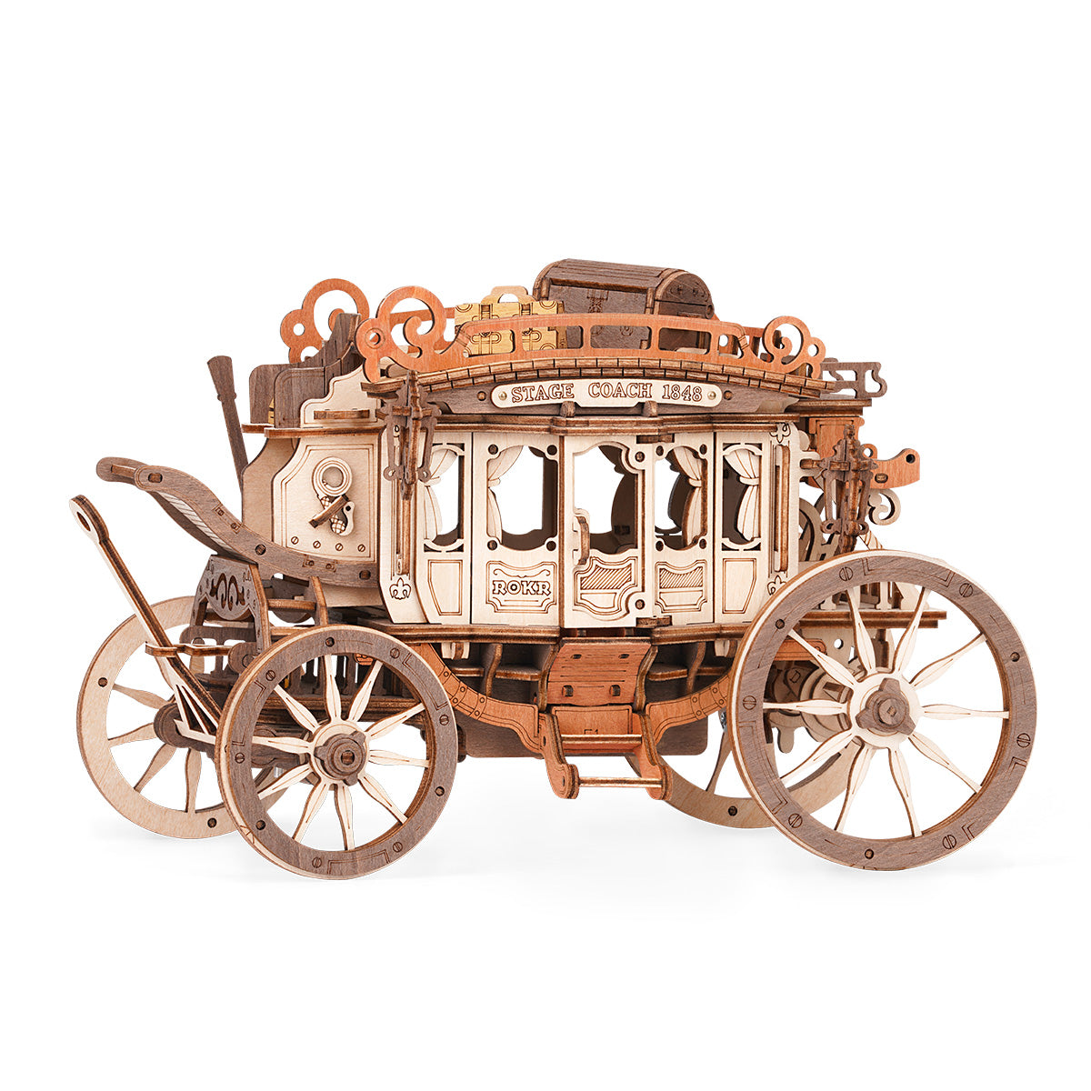 ROKR Stagecoach Model Kit official product view 2