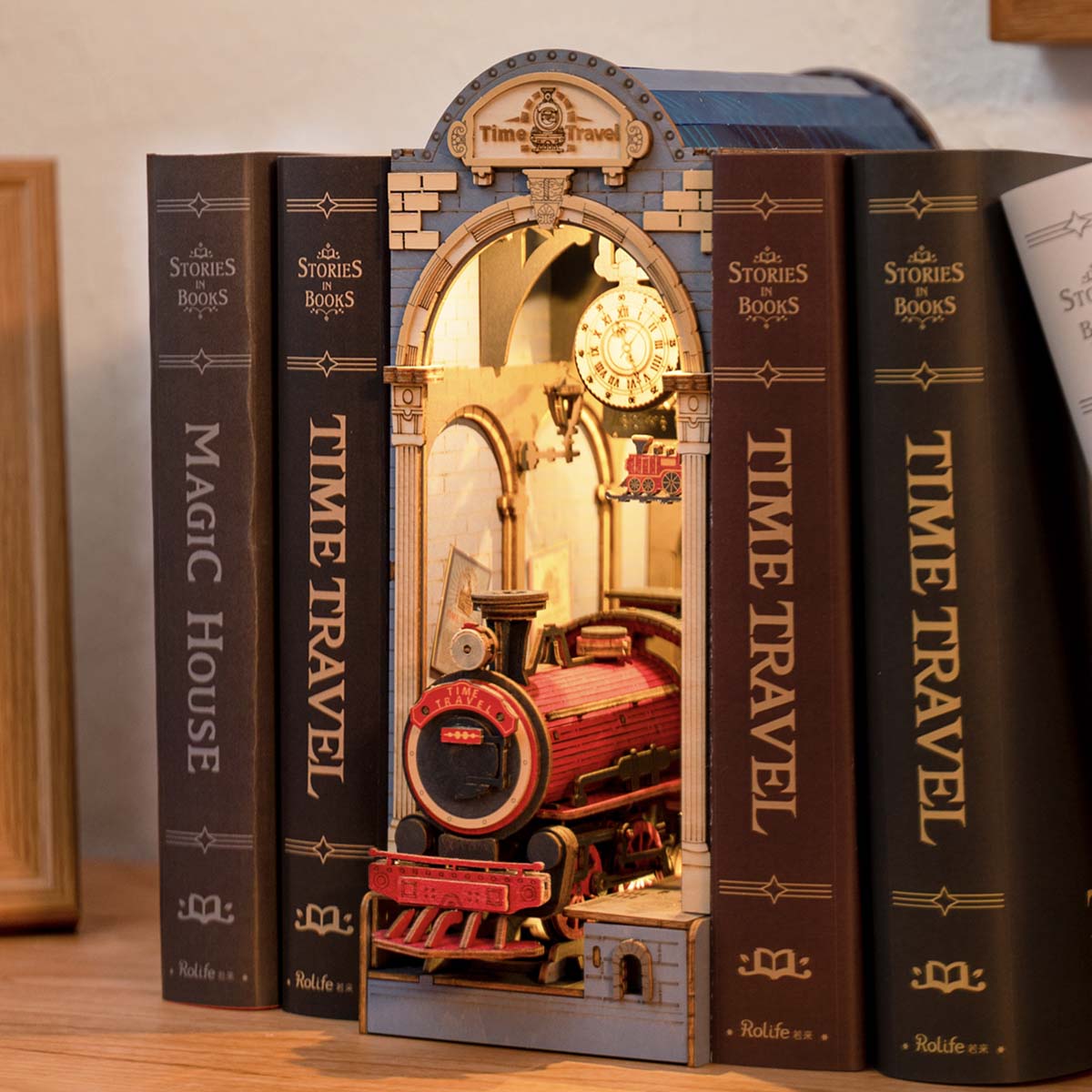 Rolife Stories in Books Book Nook Set (4 Kits) official product view 5